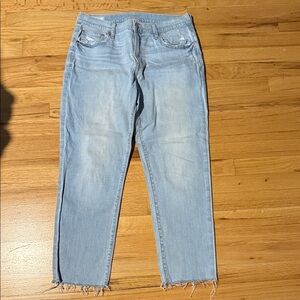 GAP Light Blue Girlfriend Mid Rise Women's Jeans